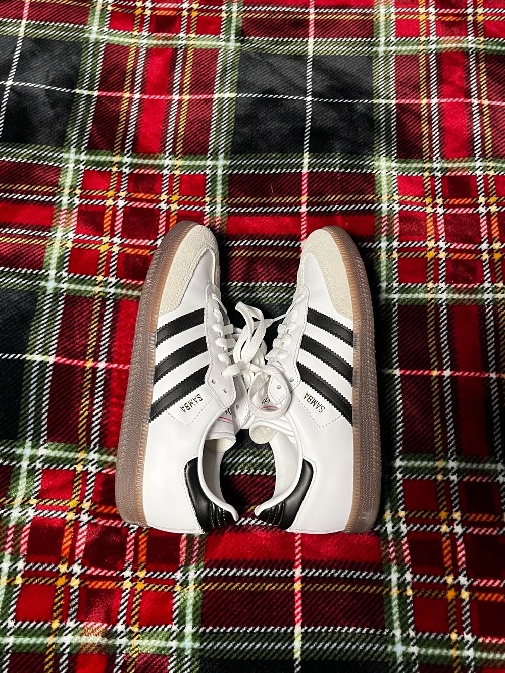 Adidas Samba Classic Sneakers White/Black Womens 6.5!